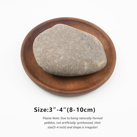 40 LBS Natural River Rocks – 3–4 Inch Decorative Stones - Image 2