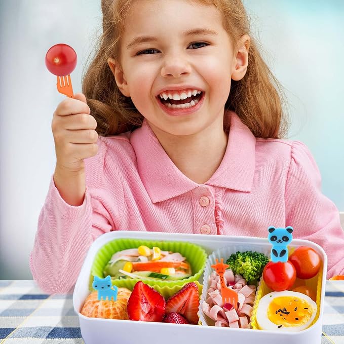 XANGNIER 60 Pcs Silicone Lunch Box Dividers - Image 3