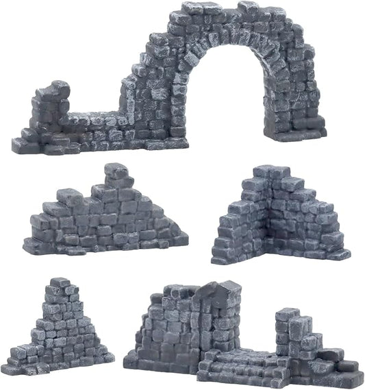 Warmtree Ruined Stone Walls Set, Terrain Scenery by Warmtree