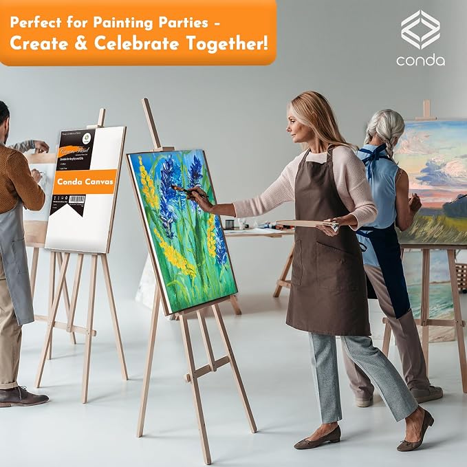 Canvas Board for Painting 12 Pack, 5 x 7 Inch Canvas Panels, Primed White Blank - Image 6