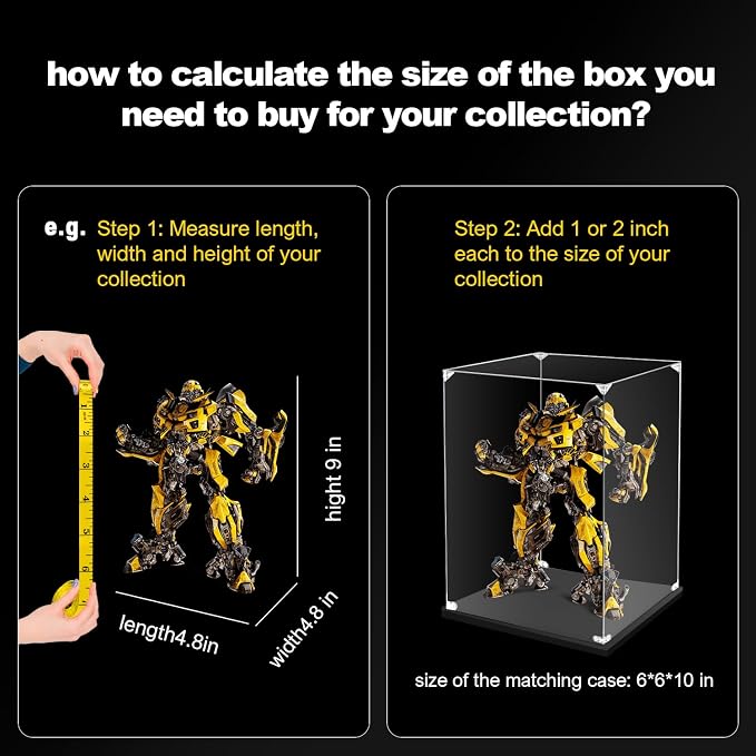 Acrylic Display Case for Collectibles Assemble Clear Acrylic Display Box for - Image 4