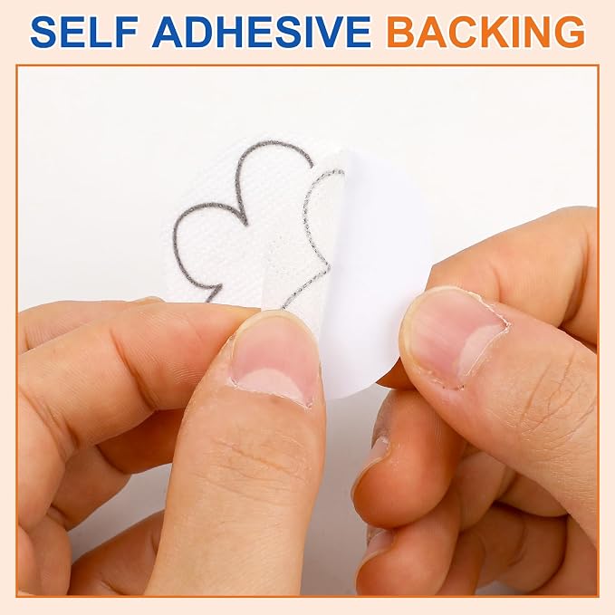 FURWEY 8PCS 8.5"x11" Wash Away Embroidery Stabilizer – Self Adhesive & Printable - Image 3