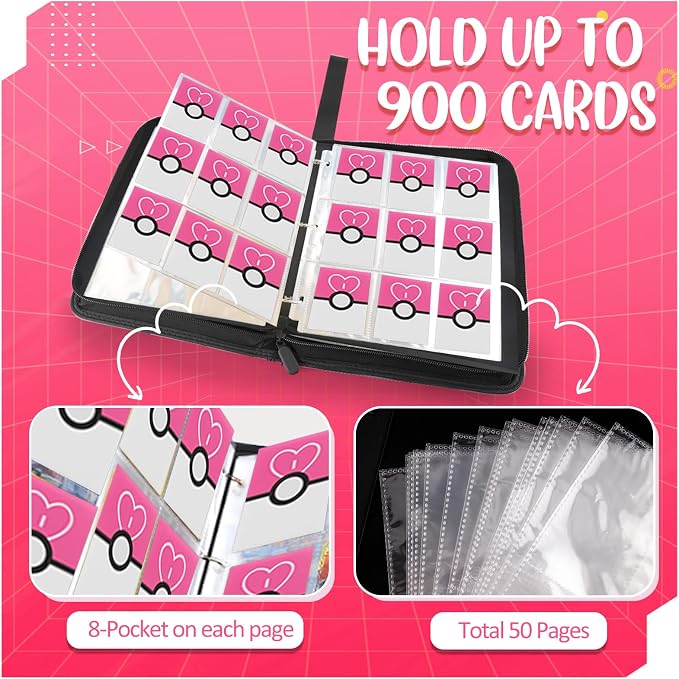 900 - Pockets Trading Card Binder - Image 4