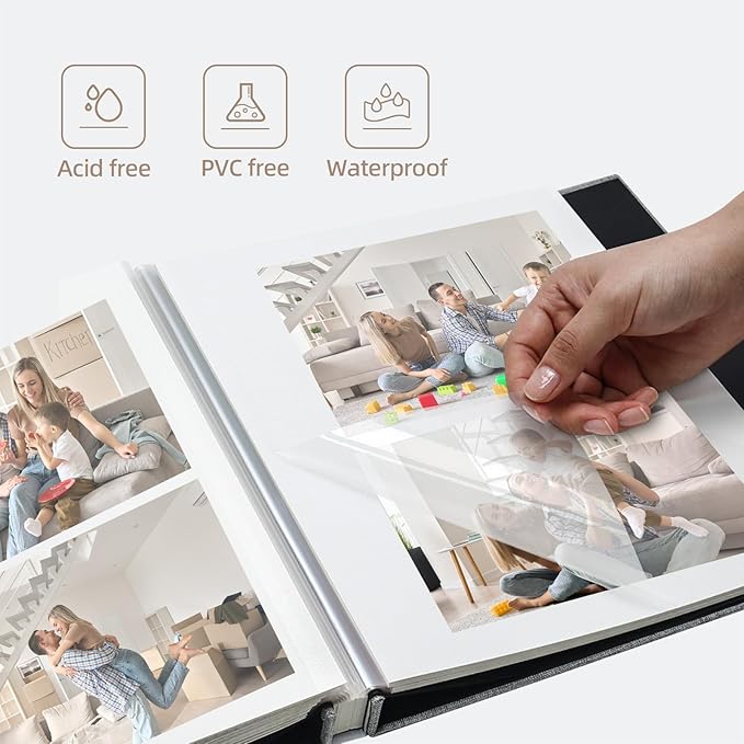 Vienrose Photo Album Self Adhesive 4x6 5x7 3x5 8x10 10x12 Scrapbook Album DIY - Image 4