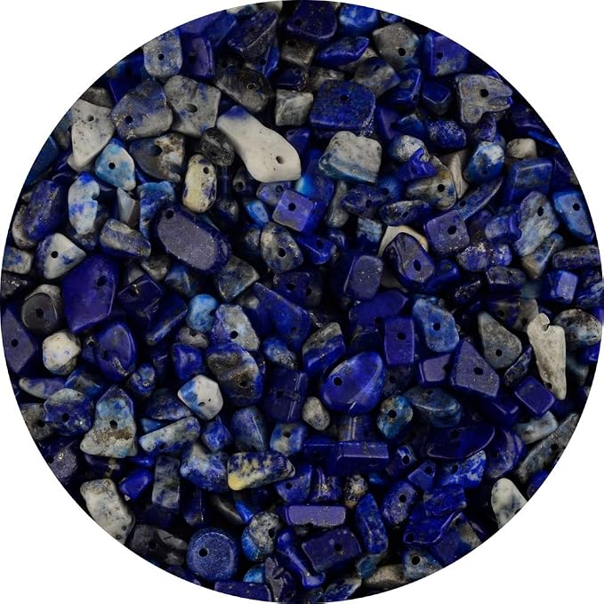 Natural Chip Stone Beads Lapis Lazuli 5-8mm About 400 Pieces Irregular by Cmidy