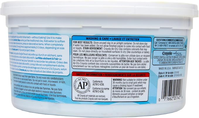 Crayola Air Dry Clay, 2.5lb Tub - Image 3