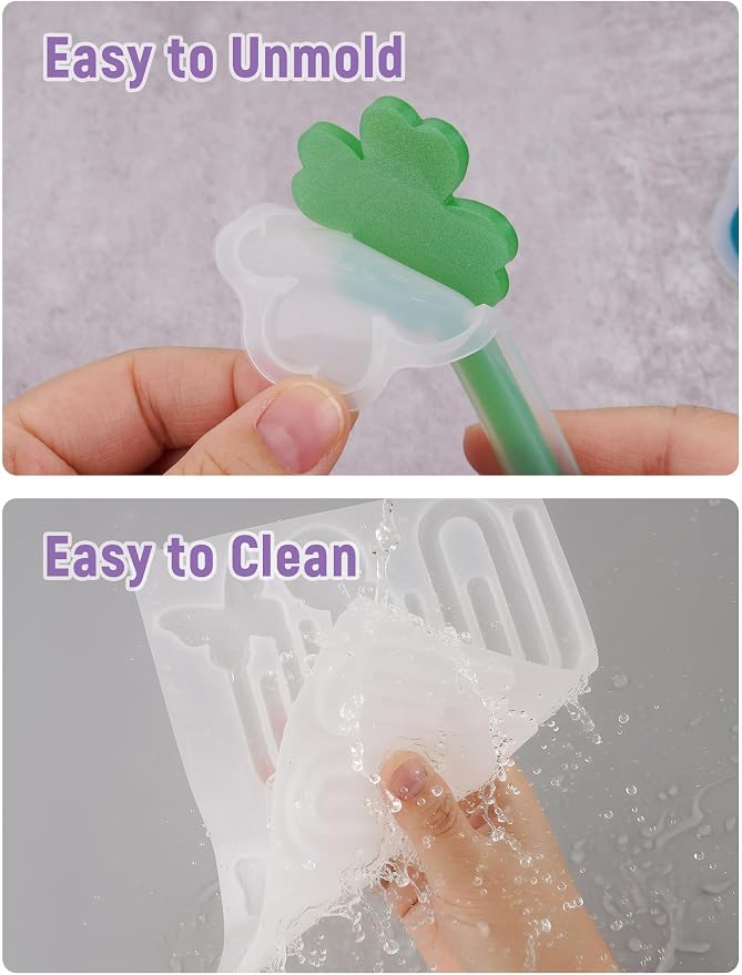 NiArt All-in-One Resin Bookmark Molds Kit 4 Silicone Molds - Image 7