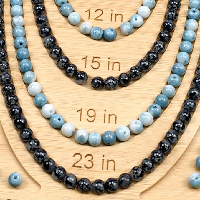 Petoysoso Bead Boards for Jewelry Making, Bamboo Beading Board for Necklace & - Image 5