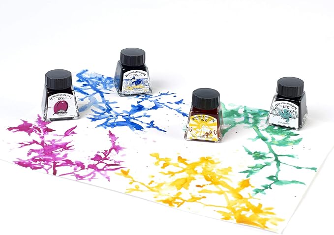 Winsor & Newton Drawing Ink, 14ml Bottle, Canary Yellow - Image 6