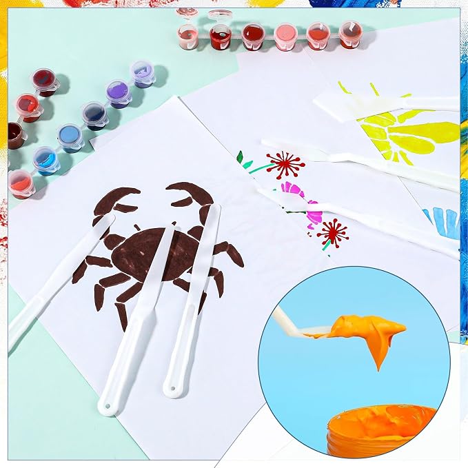 30Pcs Plastic Spatula Palette Knives Painting Knives - Image 6