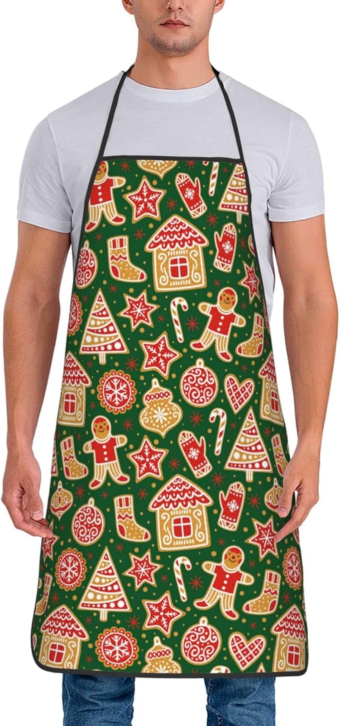 Apron Cooking Chef Work Shop Women Men Baking Decorations Painting Bbq Grilling - Image 2