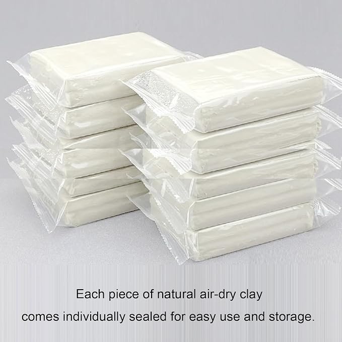 6 lb White Natural Air-Dry Clay;Ideal - Image 4