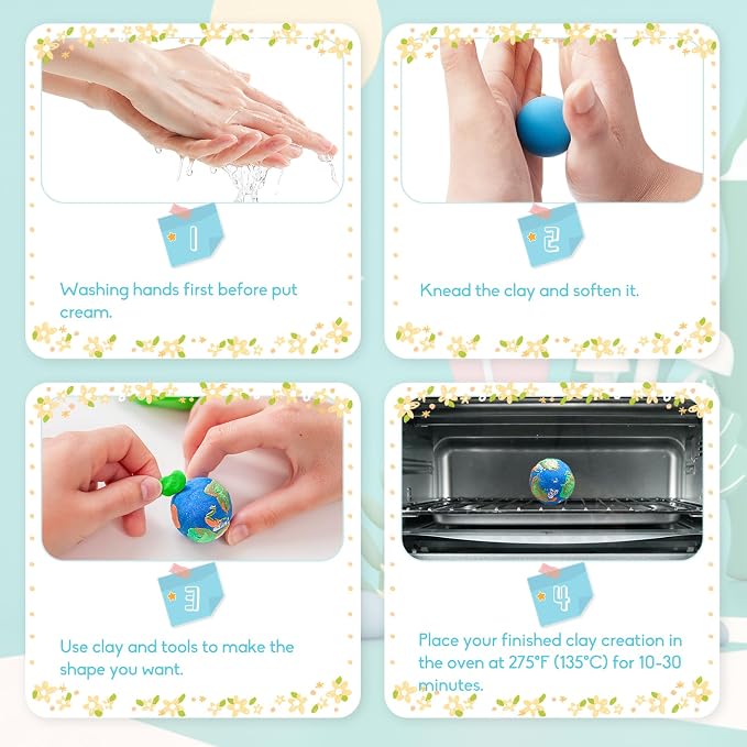 Air Dry Clay 36 Colors, Magic Clay Modeling Clay, DIY Molding Magic Clay - Image 5