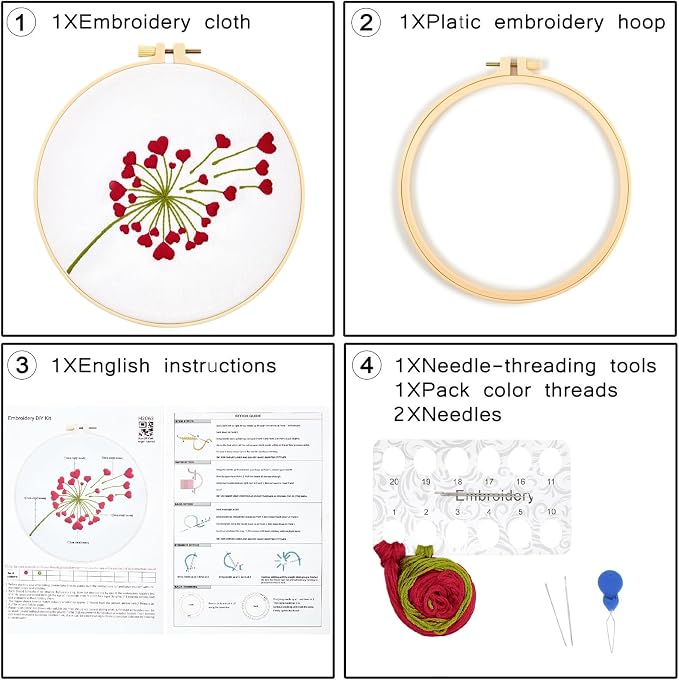 Lover Valentine's Embroidery Kits - Image 6