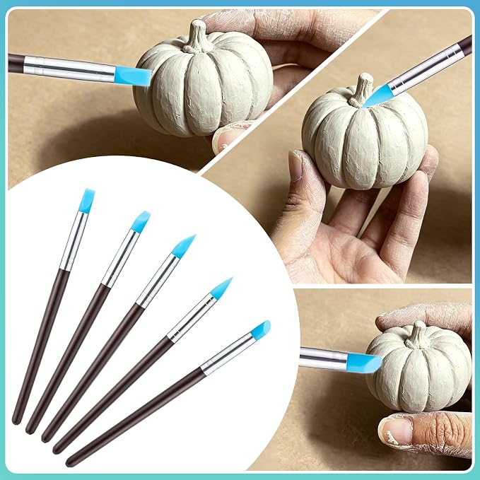 Aukney 100ML Air Dry Clay Varnish and 29pcs Tool Kit, High Gloss Air Dry Clay - Image 6