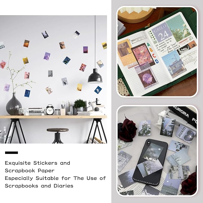 600 Pieces Washi Sticker Set, 12 Set Scrapbooking Diary Planner Album Diary - Image 5