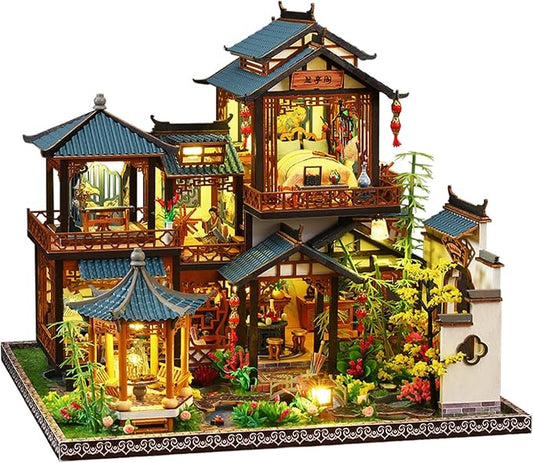 OZJAY Miniature House Kit, Mini House Building Kit by OZJAY