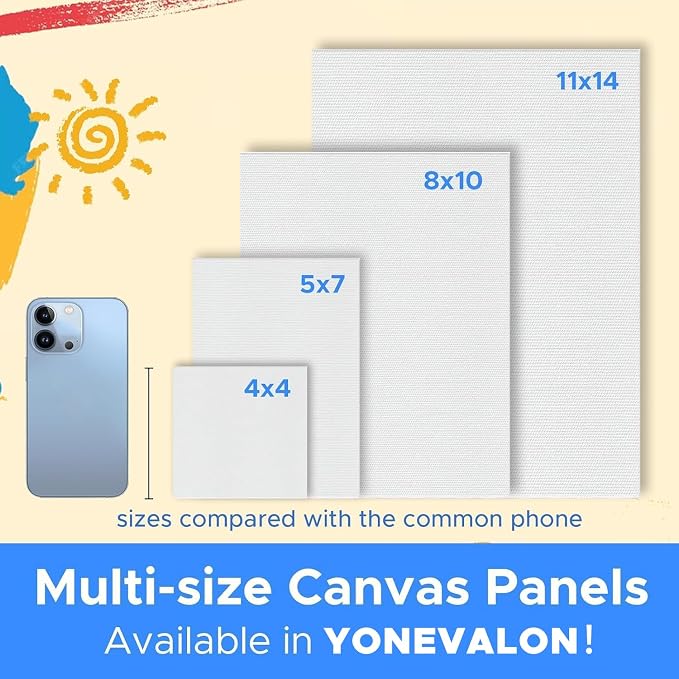 Canvas for Painting 11x14 inch, 32 Pack Bulk Painting Canvas Boards for Novices - Image 5