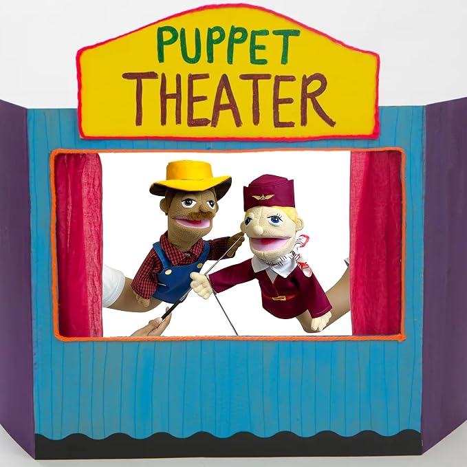 16" Puppets Entriloquist Puppet, Hand Puppets - Image 6