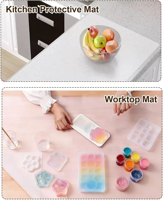 Silicone Mats for Crafts, Silicone Mats for Kitchen Counter, Craft Mat - Image 5