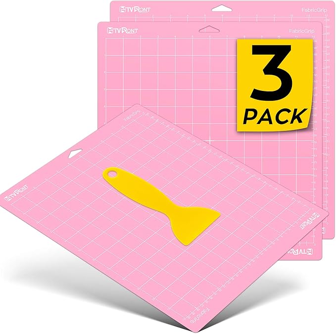 HTVRONT Fabric Grip Cutting Mat, Fabric Adhesive Sticky Quilting Cutting Mats by HTVRONT