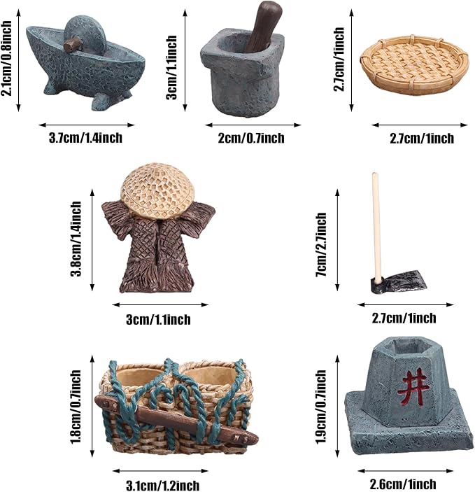 Cayway Mini Fairy Garden Accessories Kit, Style B - Image 3