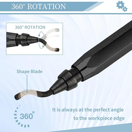 Deburring Tool with 12 High Speed Steel Blades, Deburring Tool 3D Printing - Image 3