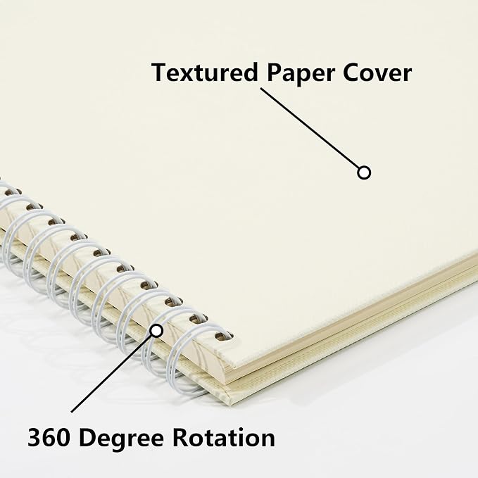 Vienrose Scrapbook Album 10x10 Inch Blank Thick Kraft Paper DIY Scrapbooking - Image 3
