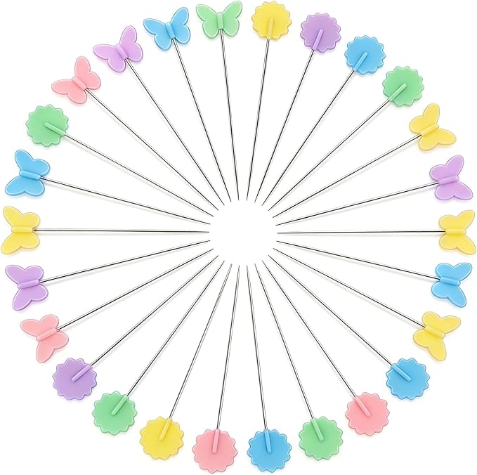 Elisel 200 pcs Multicolor Straight Pins Straight Quilting Pins Craft - Image 5
