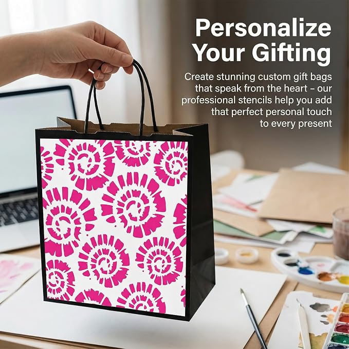 16 Pcs Stencils for Painting, Geometric Painting Stencils, Reusable Layering - Image 4