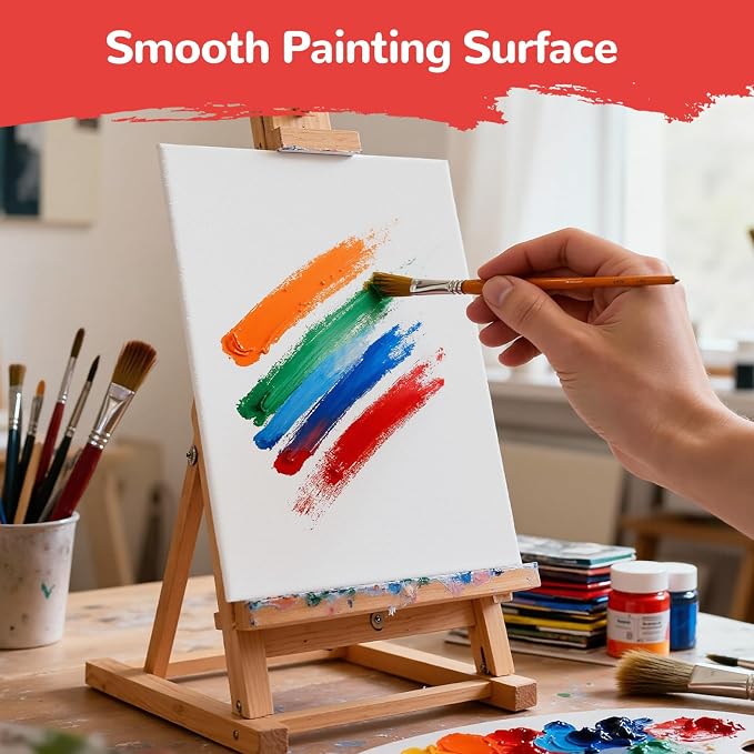 100 Pack 5x7 Inch Small Canvas Boards - Image 3