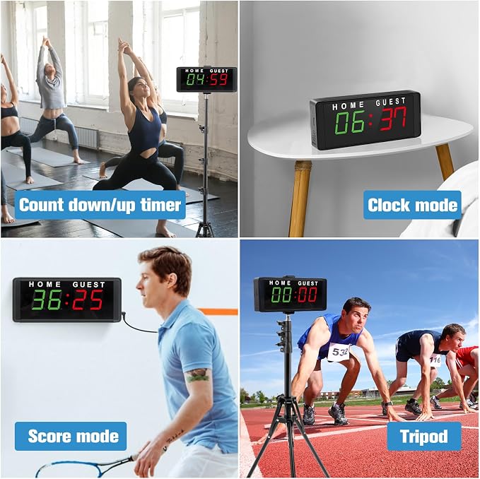 Samshow LED Electronic Scoreboard Digital Score Keeper - Image 5