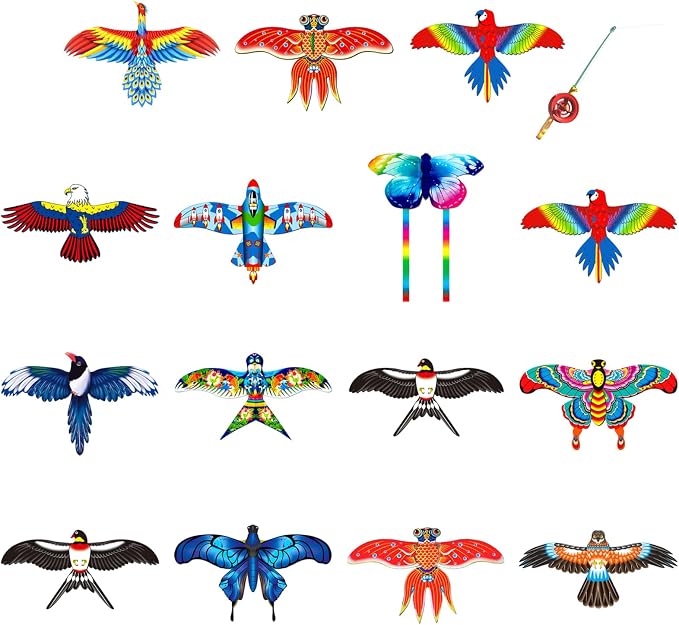 Dynamic Kites 3D Fishing Rod Line Kites Kites Easy Flying Toy Frameless Kites - Image 4