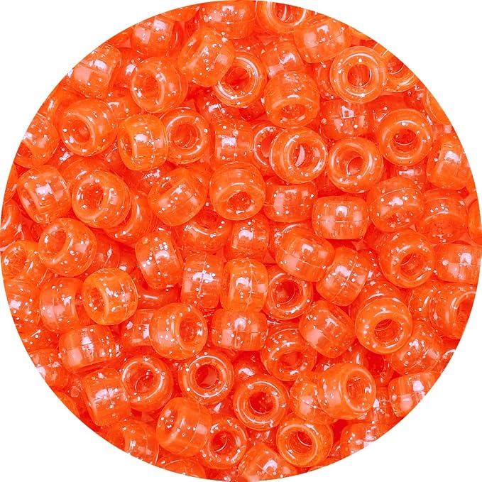 Eppingwin 1000 Pony Beads, 6x9 mm Large Beads, Hair Beads, Beads by Eppingwin