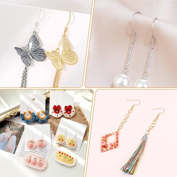 Hypoallergenic Earring Making Kit, modacraft 2000Pcs Earring Making Supplies Kit - Image 2