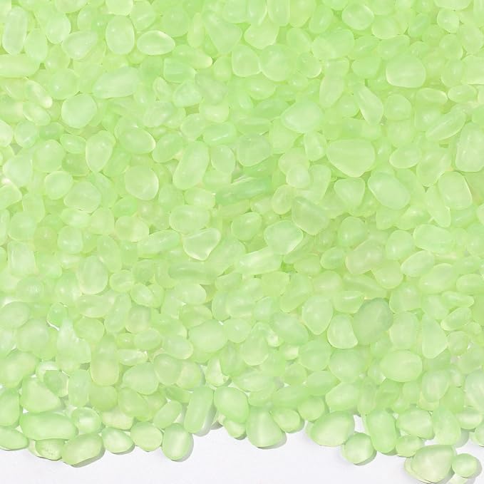 QEQEKAKA Sea Glass Stones for Crafts About 0.5LB Glass Pebbles Gemstones Bulk by QEQEKAKA