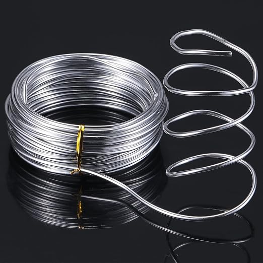 TecUnite Aluminum Craft Wire for Sculpting Armature Bendable Craft Wire for DIY - Image 8