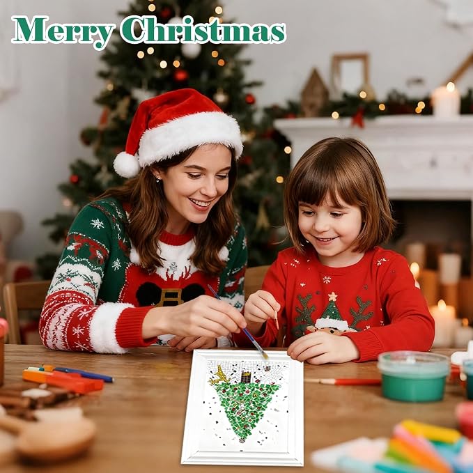 CIYOJA Sea Glass Christmas Tree Craft Kit - Image 2