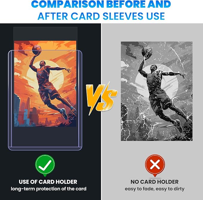 1200 Card Sleeves Top Loaders for Cards, Baseball Card Protectors, Trading Card - Image 6
