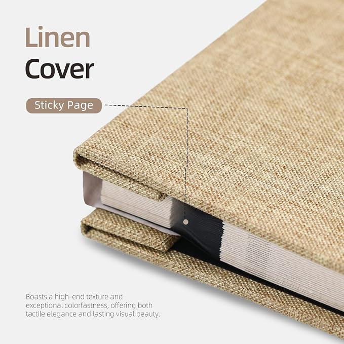 Vienrose Photo Album Self Adhesive 4x6 5x7 3x5 8x10 10x12 Scrapbook Album DIY - Image 5
