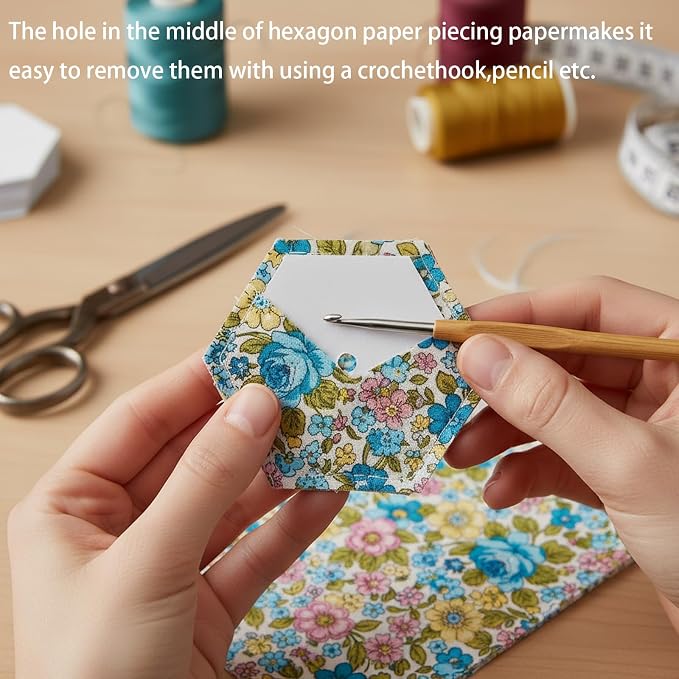 200 PCS 2" Paper Piecing for Quilting DIY Patchwork Sewing Crafts for DIY - Image 7