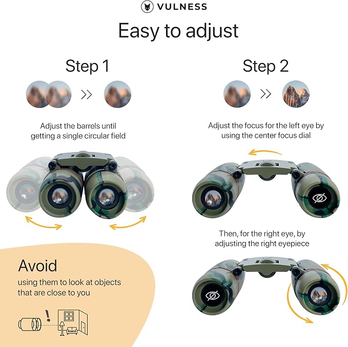 Small Binoculars for Adults | Cruise Ship Essentials Camping Bird Watching - Image 4