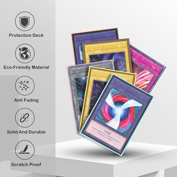 200 Counts Yugi-oh Card Sleeve, FOTEEMO Card Sleeves - Image 2