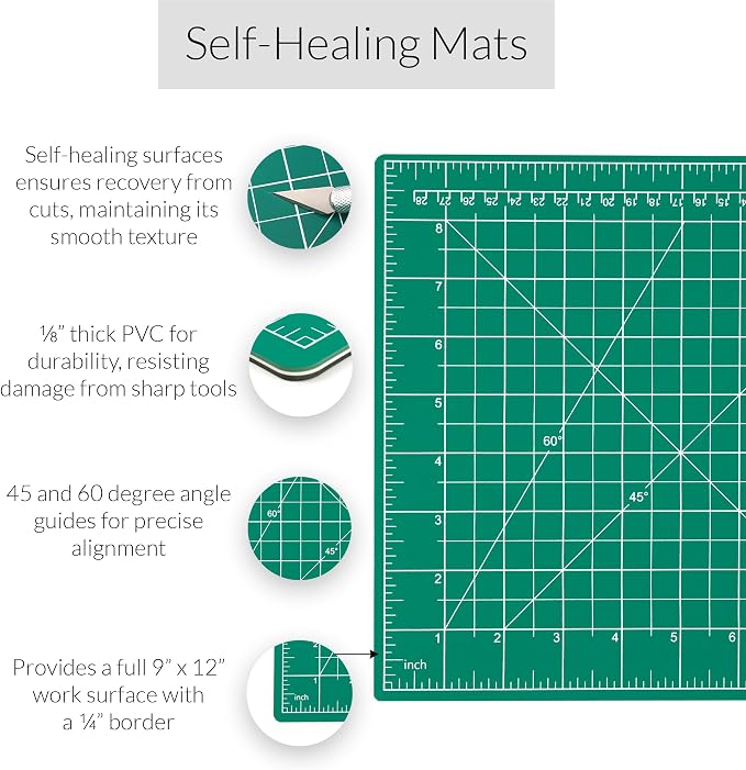 WA Portman Self Healing Cutting Mat & Rotary Cutter - Image 2