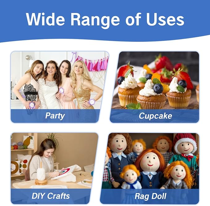 NIIIYTYB 18 Colors Doll Hat Craft Set Mini Tiny Hats - Image 7