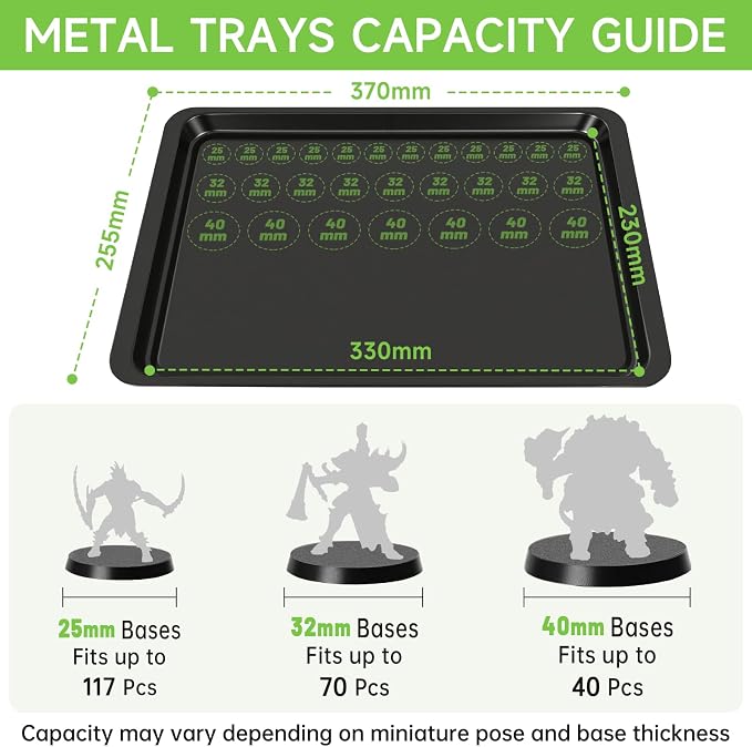 Miniatures Storage Case Miniatures Transport Case Aluminum Alloy Frame - Image 6