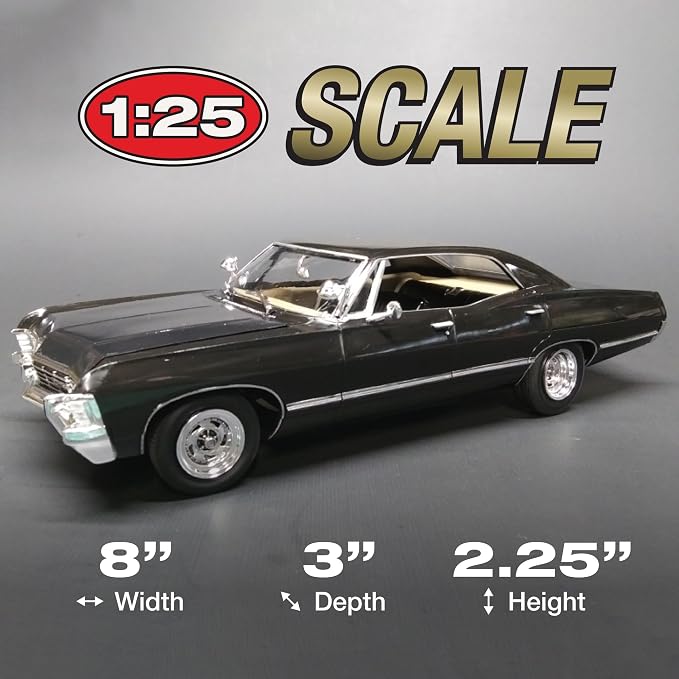 AMT 1967 Chevy Impala 4-Door Supernatural 1:25 Scale Model Kit - Image 4
