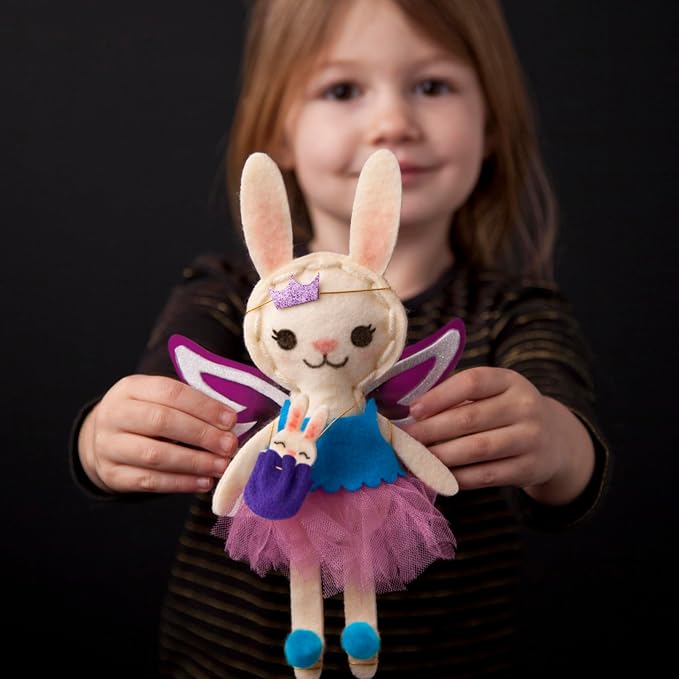 Craft-tastic – Make a Bunny Friend Craft Kit – Learn to Make 1 Easy-to-Sew - Image 8