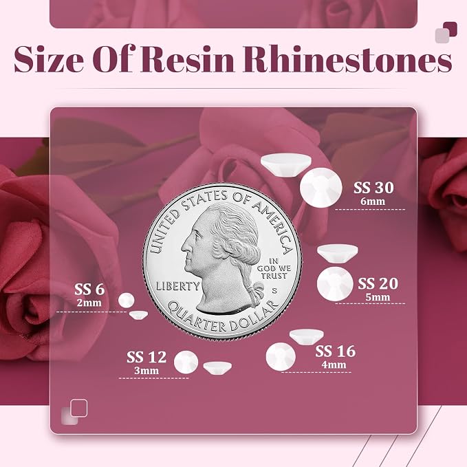 6000PCS 4mm Resin Rhinestones Bulk - Image 3