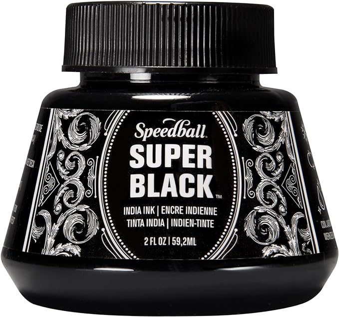 Speedball Super Black India Ink by SpeedballArt
